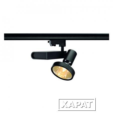 Фото 3Ph, SLEEK SPOT G12 трековый светильник с ЭПРА для лампы HIT-CE G12 70Вт, 16°, черный | 153640 SLV