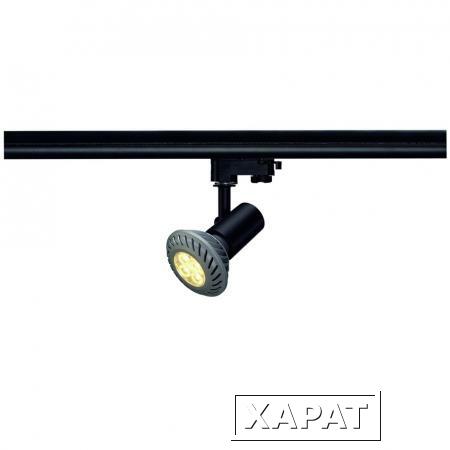 Фото 3Ph, E27 SPOT трековый светильник для лампы E27 75Вт макс., черный | 152200 SLV