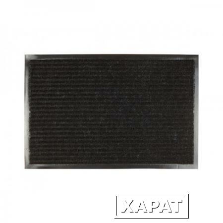 Фото Коврик придверный влаговпиты вающий, ребристый, 40 х 60 см, черный, ТМ Blabar (размер 40 х 60 см) (90006) (BLABAR)