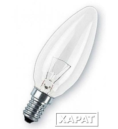 Фото Лампа накаливания свечеобразная - OSRAM CLAS B CL 25W 230V E14 10X10X1 4050300005737