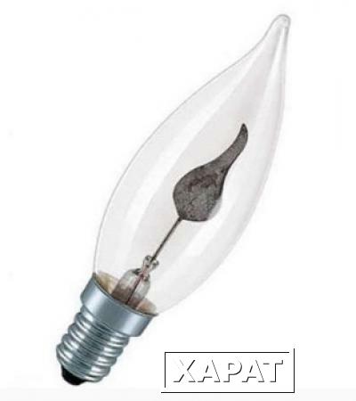 Фото Лампа накаливания свечеобразная свеча на ветру - OSRAM DECOR BA FLICKER 3W 230V E14 - 4050300923680
