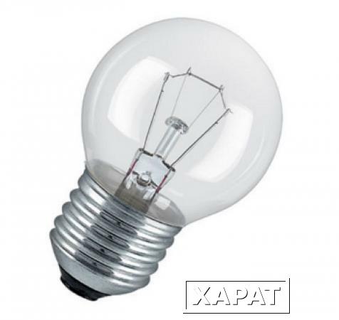 Фото Лампа накаливания шарообразная - OSRAM CLAS P CL 25W 230V 210lm E27 прозрачная - 4050300322704