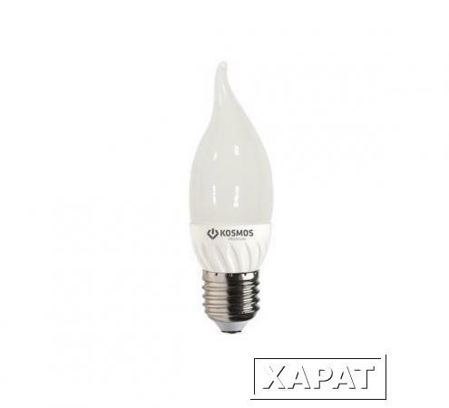 Фото Лампа светодиодная KOSMOS premium LED 3Вт Свеча на ветру E27 230В 4500К; KLED3wCW230vE2745
