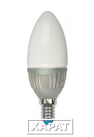 Фото Лампа светодиодная LED-C37-4Вт/NW/E14/FR ALS01SL пласт.; 07103