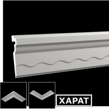 Фото Потолочный плинтус с орнаментом Гибкий1.50.268F