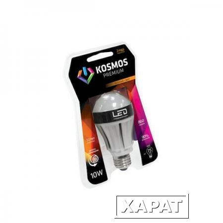 Фото Лампа светодиодная диммир. KOSMOS premium LED 10Вт A60 E27 230В 3000К; KLED10wA60230vE2727d