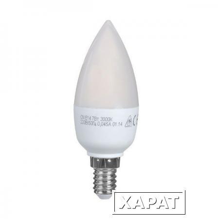 Фото Лампа светодиодная LED CN 7Вт 220В E14 3000К; Lksm_LED7wCNE1430