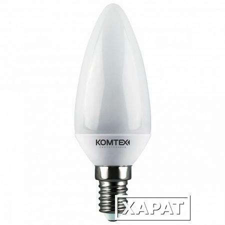 Фото Лампа светодиодная LED 5вт 220в Е14 теплый белый свеча (СДЛ-С-5-220-827-300-Е14); 15044823