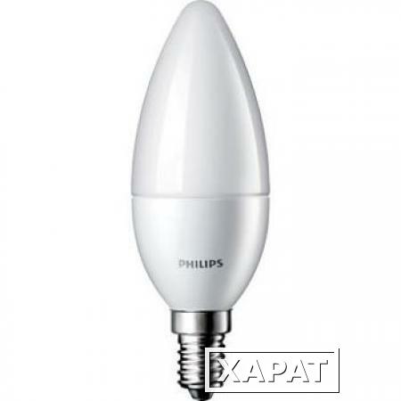 Фото Лампа светодиодная свечеобразная - Philips CorePro LEDcandle 220-240V 2.7-25W E14 2700K B39 FR 250lm - 871829174353800