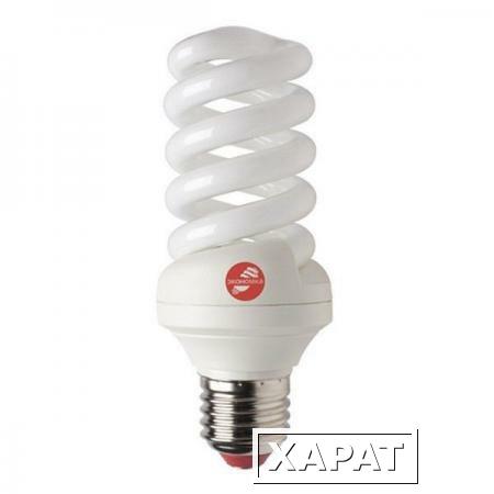 Фото Лампа энергосберегающая КЛЛ 25/842 E27 D50х117 спираль; LKsmT2SPC25WE2742