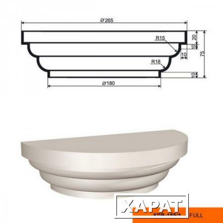 Фото Колонна КЛВ-155/1 FULL(капитель)