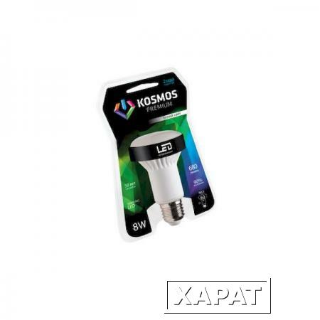Фото Лампа светодиодная KOSMOS premium LED 8Вт REFLECTOR 63мм E27 230В 4500К; KLED8wR63230vE2745