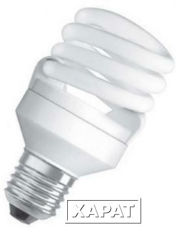 Фото Компактная люминесцентная лампа Osram - DULUX MICRO TWIST 11W 827 220-240V 680lm E14 спираль 8000h dx - 4008321619716