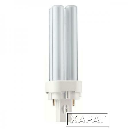 Фото Лампа энергосберегающая КЛЛ 18Вт Dulux D 18/840 2p G24d-2 (012056); 4050300012056