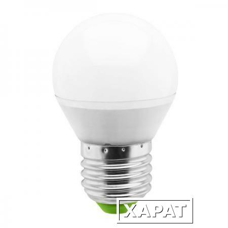 Фото Лампа светодиодная LED 5вт E27 белая шар (94479 NLL-P-G45); 18860