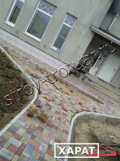Фото Стоимость метра укладки тротуарной плитки