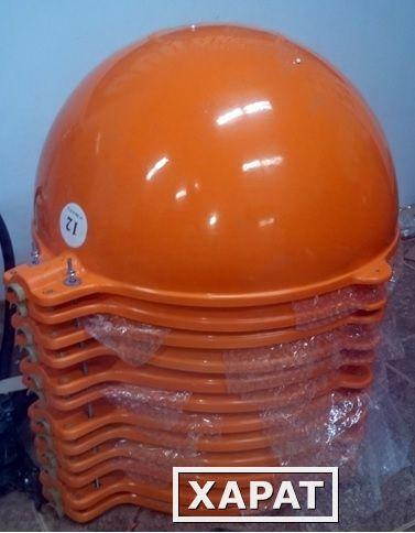Фото ШМ-60-15, шар-маркер для проводов ЛЭП, цвет оранж, белый, красный
