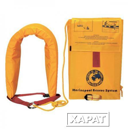 Фото Marinepool Круг бросательный жёлтый Marinepool Rescue System 48 x 43 x 12 см 2,5 кг