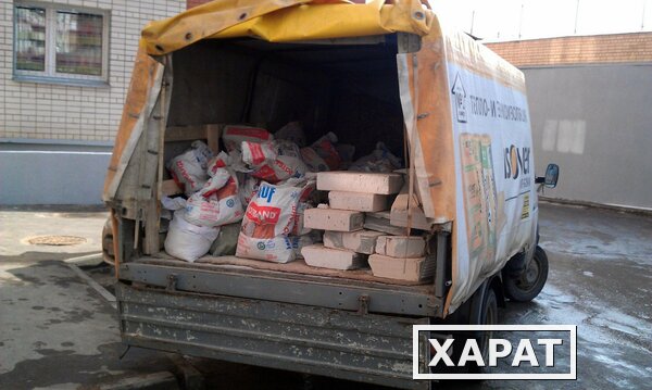 Фото Вывоз мусора на Газели. Грузчики
