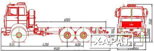 Фото Шасси МАЗ 6317Х9-470-000