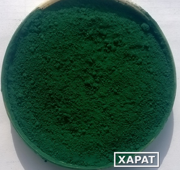 Фото Пигмент неорганический зеленый Окись хрома