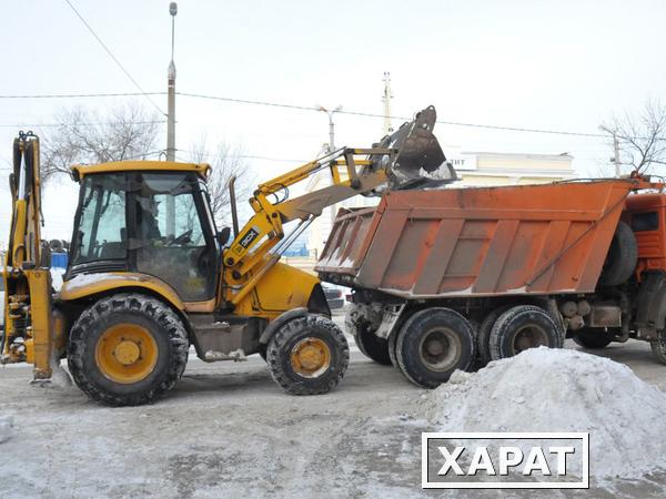 Фото Уборка снега трактором Нижний Новгород