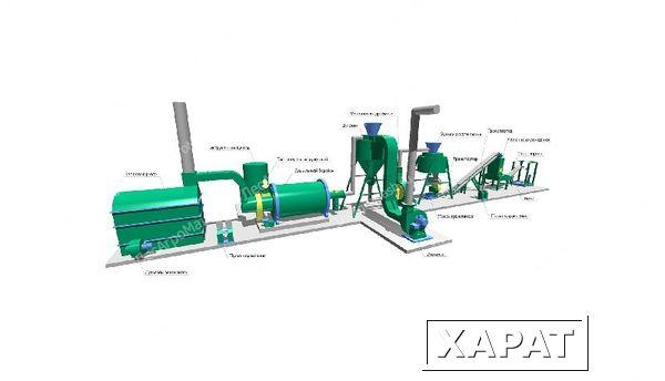Фото Линия оборудования для производства топливных пеллет ЛПП-1000 - от Производителя