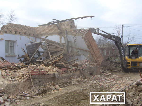 Фото Расчистка участка под строительство в Армавире и Новокубанске