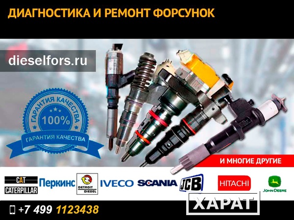 Фото Форсунки на технику Daf, John Deere, Komatsu, Man, Jcb, Hitachi, Isuzu любых модификаций. Ремонт и продажа.