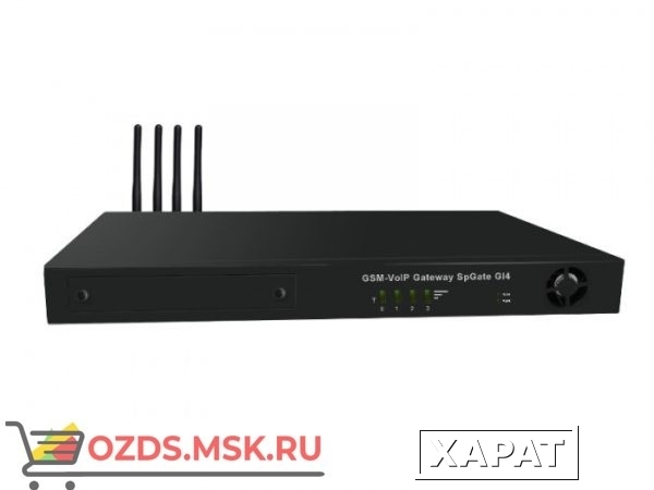 Фото SpGate GI4-R GSM-VoIP Шлюз на 4 канала с функциями IP-АТС + запись разговоров на карту памяти