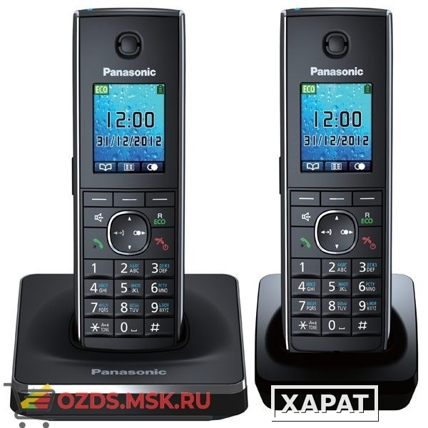 Фото Panasonic KX-TG8552RUB — Беспроводной телефон DECT (радиотелефон) , цвет черный