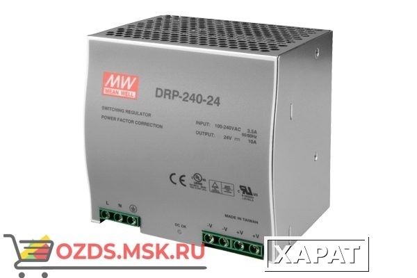 Фото Mean Well DRP-240-24 Блок питания (24В)