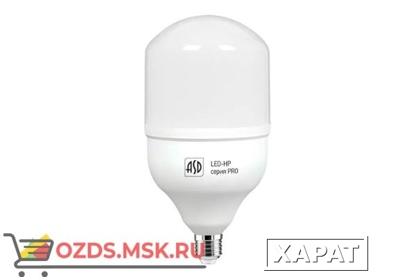 Фото ASD LED-HP-PRO Лампа 50Вт Е27Е40 6500К 4500 Лм