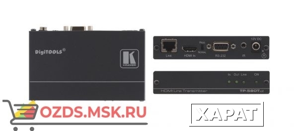 Фото TP-580TXR  (TP), до 180 м: Передатчик сигнала HDMI, RS-232 и ИК в кабель витой пары