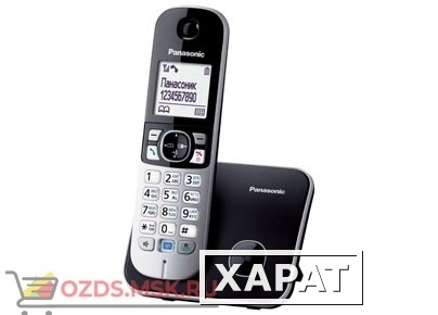 Фото Panasonic KX-TG6811RUB — Беспроводной телефон DECT (радиотелефон) , цвет черный