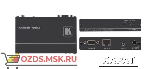 Фото TP-121XL: Передатчик VGA и звуковых стерео (аналог и S/PDIF) сигналов в витую пару (TP)