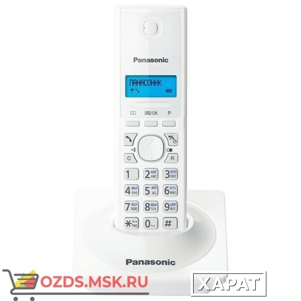 Фото Panasonic KX-TG1711RUW , цвет белый: Беспроводной телефон DECT (радиотелефон)