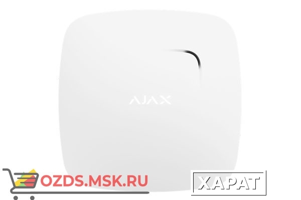 Фото Ajax FireProtect (white): Беспроводной датчик дыма с сенсором температуры