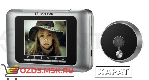 Фото Tantos T-800: Дверной глазок с функцией вызова и возможностью записи фотографий посетителей