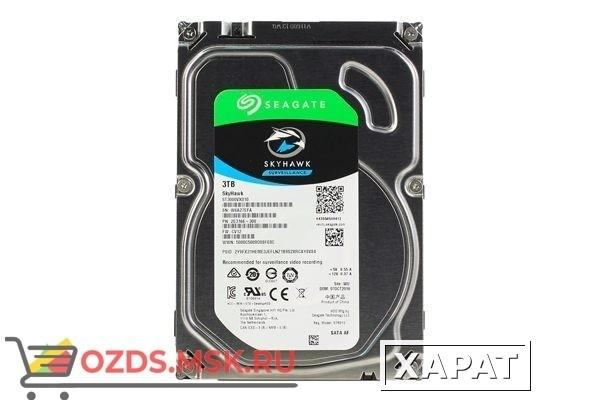 Фото SEAGATE Skyhawk ST3000VX010, 3Тб, HDD, SATA III, 3.5″: Жесткий диск