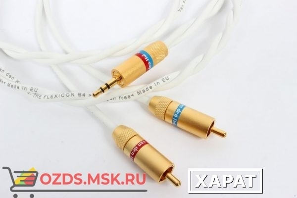 Фото mini jack (3.5mm) — RCA Van den Hul The Flexicon B4. Длина 1 метр: Кабель межблочный