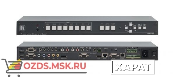 Фото VP-770 Масштабатор HDMI, VGA, CV, s-Video или YUV в VGA/YUV/HDMI; усилитель мощности аудио
