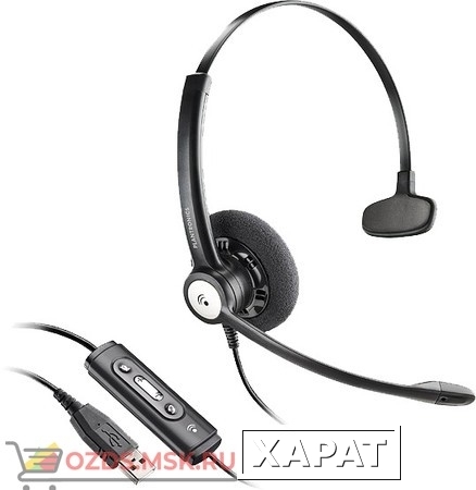 Фото PL-C610M  Plantronics BlackWire USB: Профессиональная гарнитура