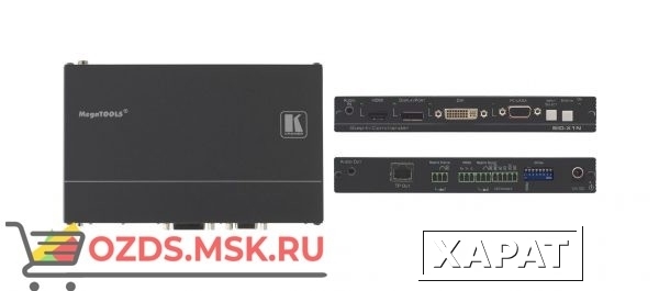 Фото SID-X1N: Передатчик сигнала DisplayPort/DVI-D/DisplayPort/VGA по витой паре DGKat и панель управления коммутатором Step-In