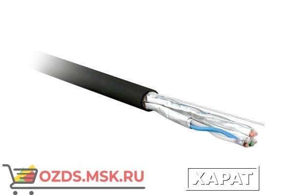 Фото Hyperline UFTP4-C6-S23-OUT-LSZH-BK-500: Кабель