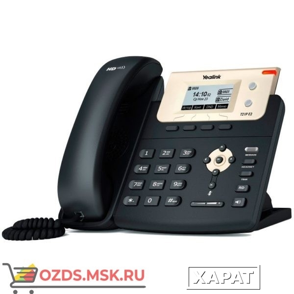 Фото Yealink SIP-T21P E2 — выгодно купить. SIP-телефон Yealink SIP-T21P E2. SIP-T21P: IP-телефон