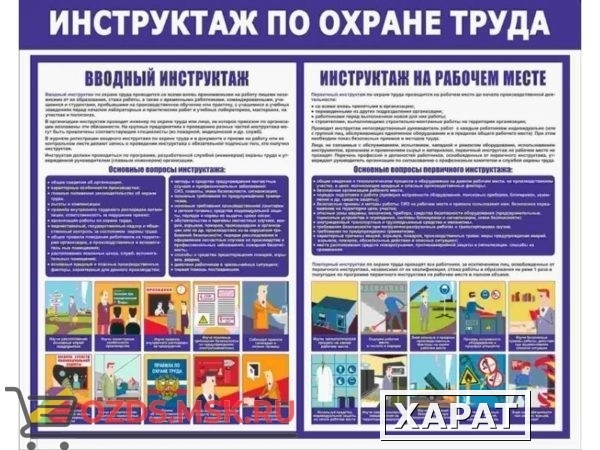 Фото Вводный инструктаж по охране труда: Плакат по безопасности