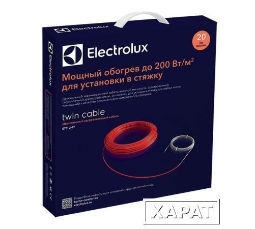 Фото Двухжильный нагревательный кабель Electrolux Twin Cable ETC 2-17-300