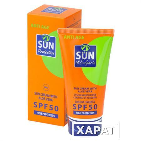 Фото Солнцезащитный крем с экстрактом алоэ вера SPF 50 150 ml