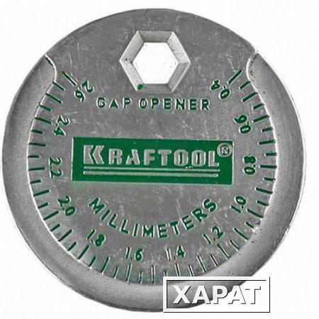 Фото Измеритель зазора свечи KRAFTOOL с градуировкой 0.4-2.6мм